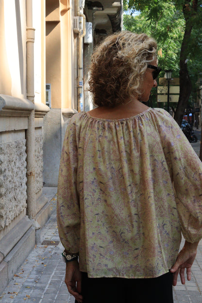 CAMISA SILVIA MOSTAZA