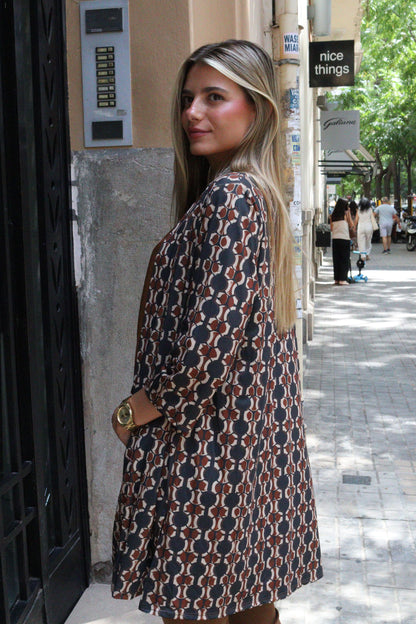 KIMONO MARIA TERRACOTA