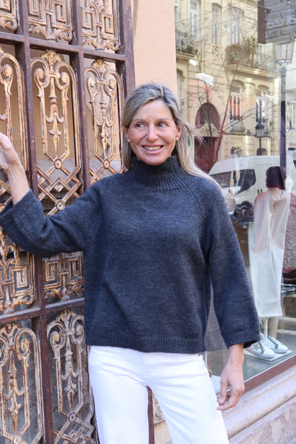 JERSEY BERTA GRIS ANTRACITA