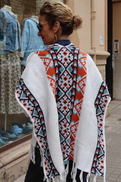 PONCHO CARMEN BLANCO