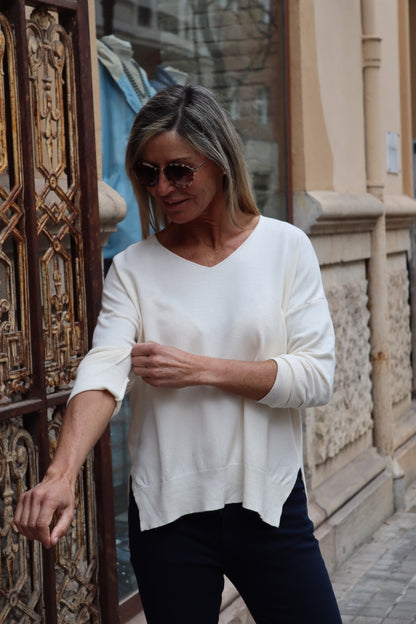 JERSEY MERAKI BLANCO ROTO