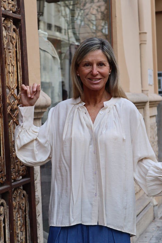 BLUSA SICILIA BEIGE