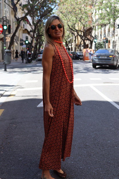 VESTIDO PILAR TERRACOTA
