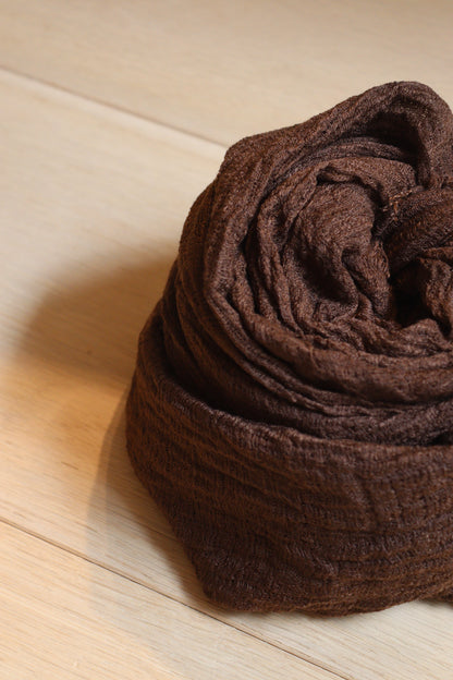 PAÑUELO LISO MARRON