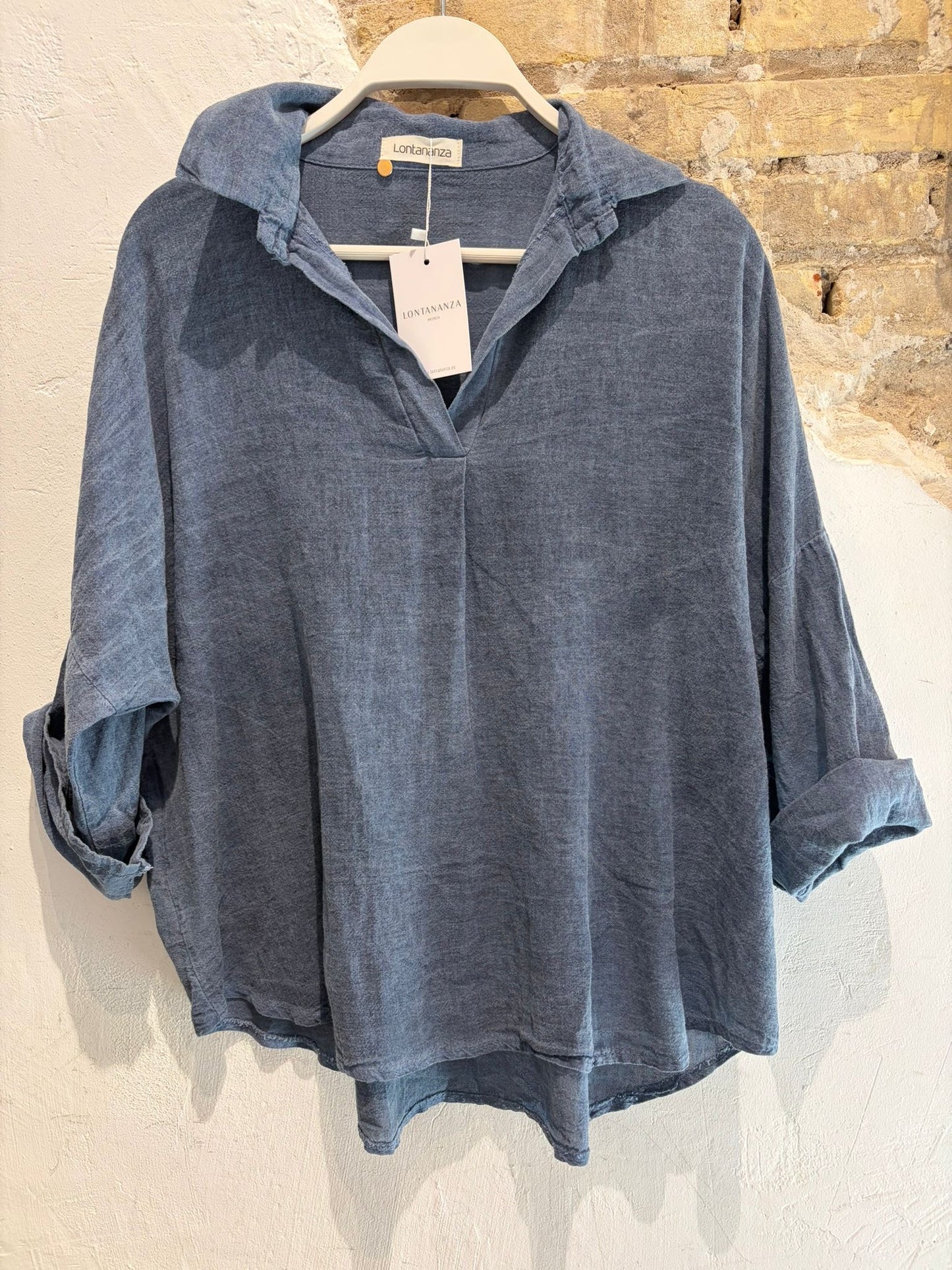 CAMISA LEA AZUL