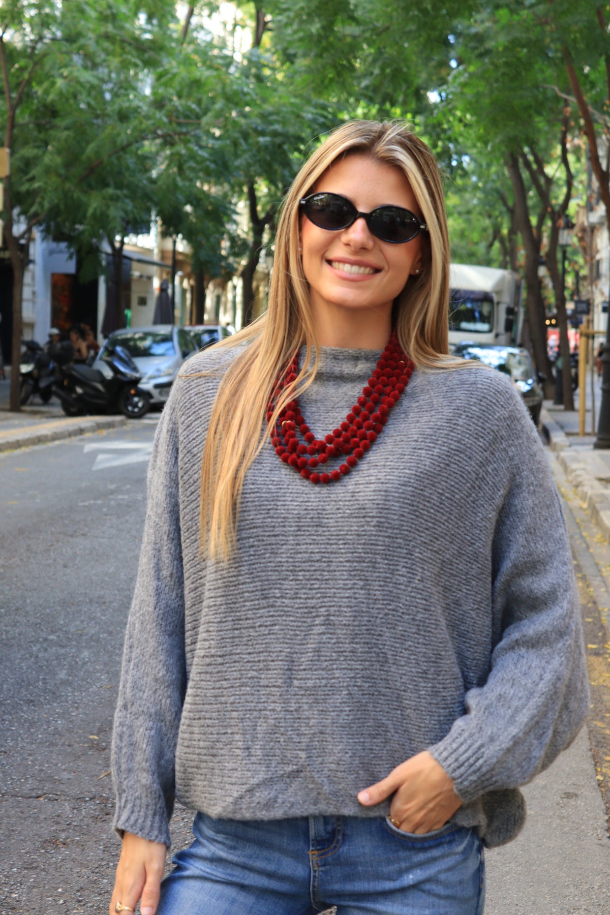 JERSEY CRUZADO GRIS