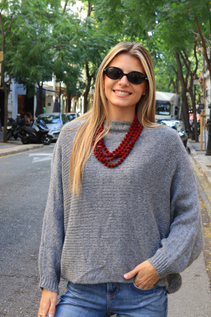 JERSEY CRUZADO GRIS