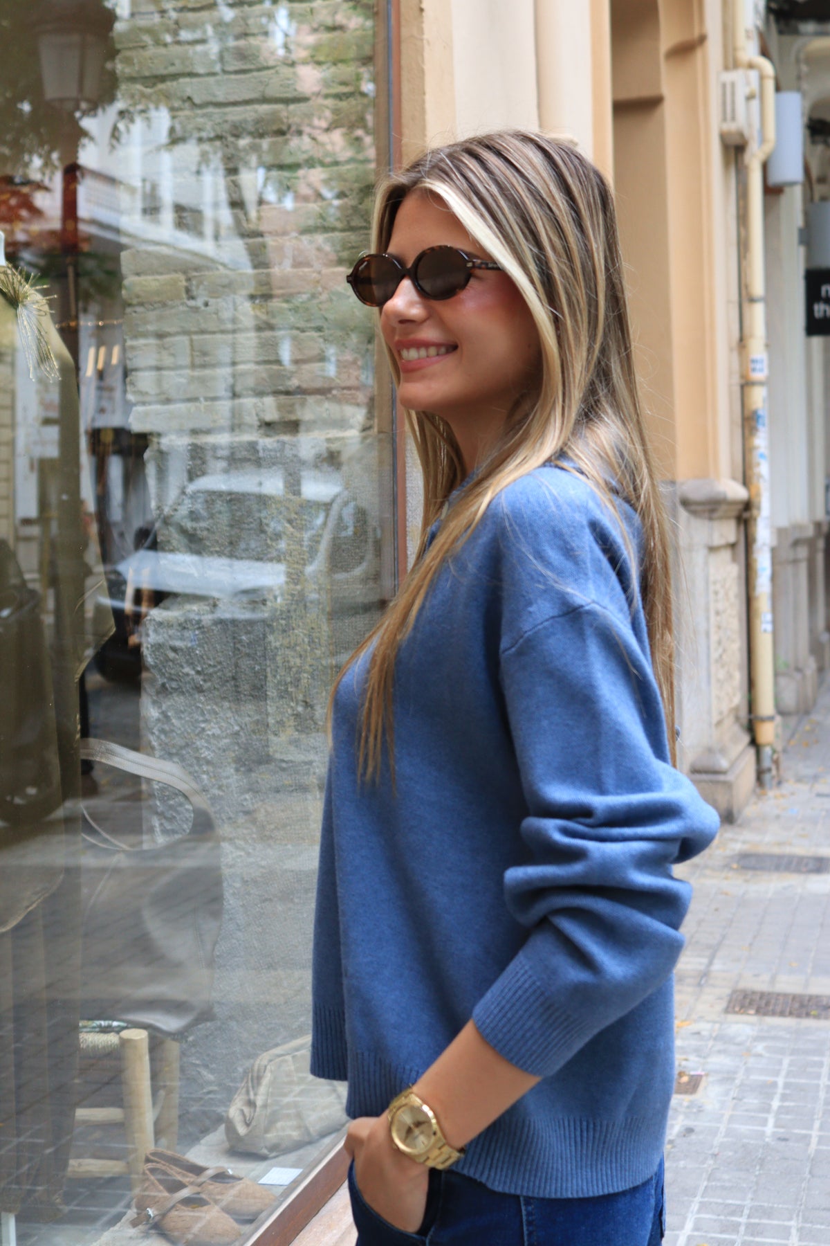 JERSEY POLERA AZUL