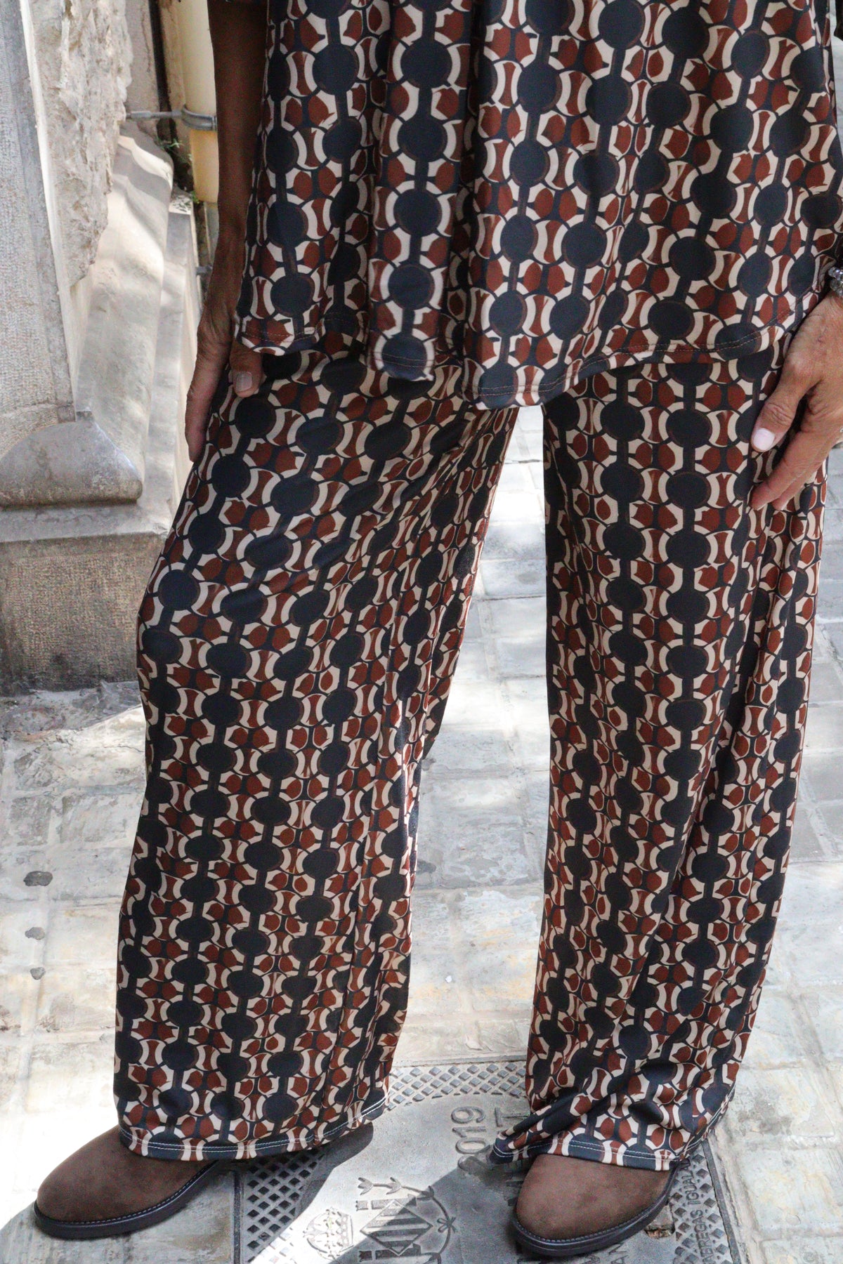 PANTALÓN RECTO MARIA TERRACOTA