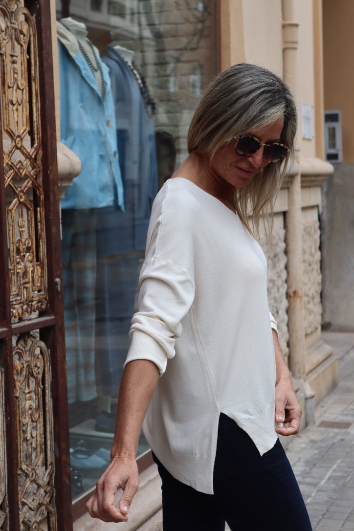 JERSEY MERAKI BLANCO ROTO