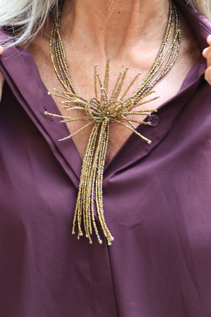 GARGANTILLA MUSA DORADO