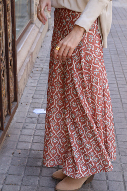 FALDA FLOR CORAL