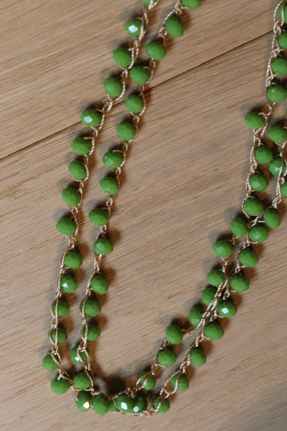 COLLAR TERESA CORTO VERDE
