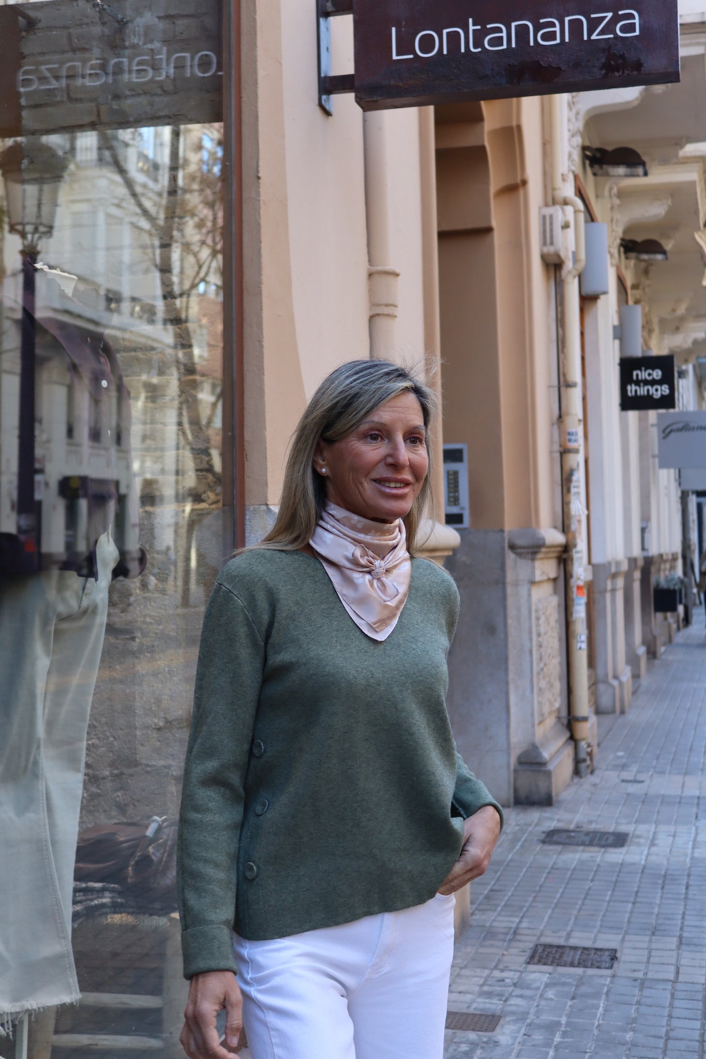 JERSEY BOTONES VERDE