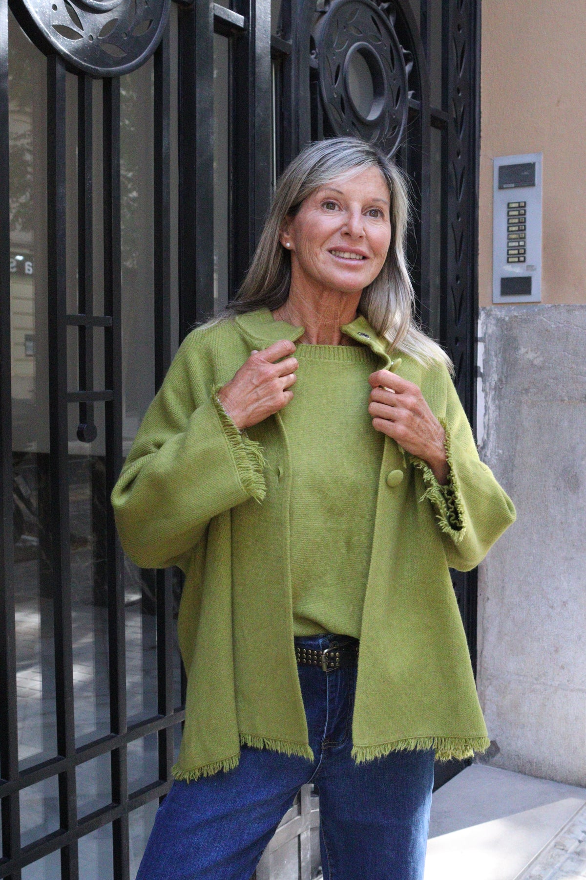 CHAQUETA VICTORIA PISTACHO