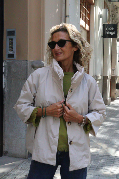 GABARDINA CORTA PIEDRA
