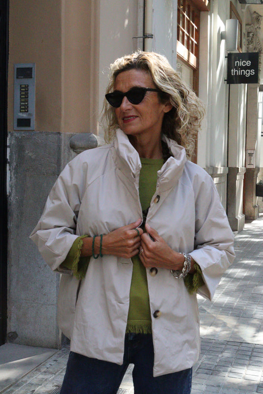 GABARDINA CORTA PIEDRA
