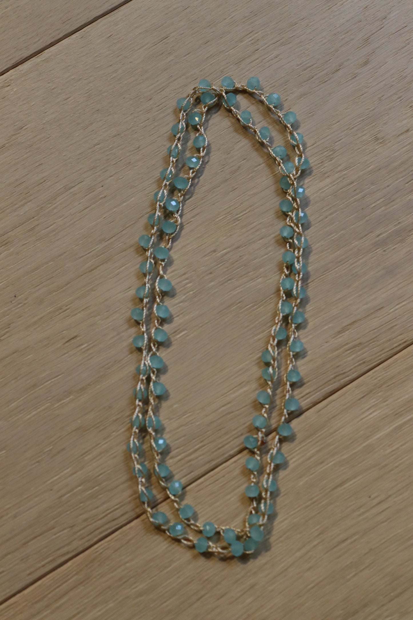 COLLAR TERESA MINI CORTO TURQUESA