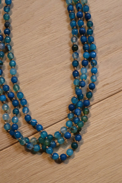 COLLAR LUCIA MINI MULTI AZUL