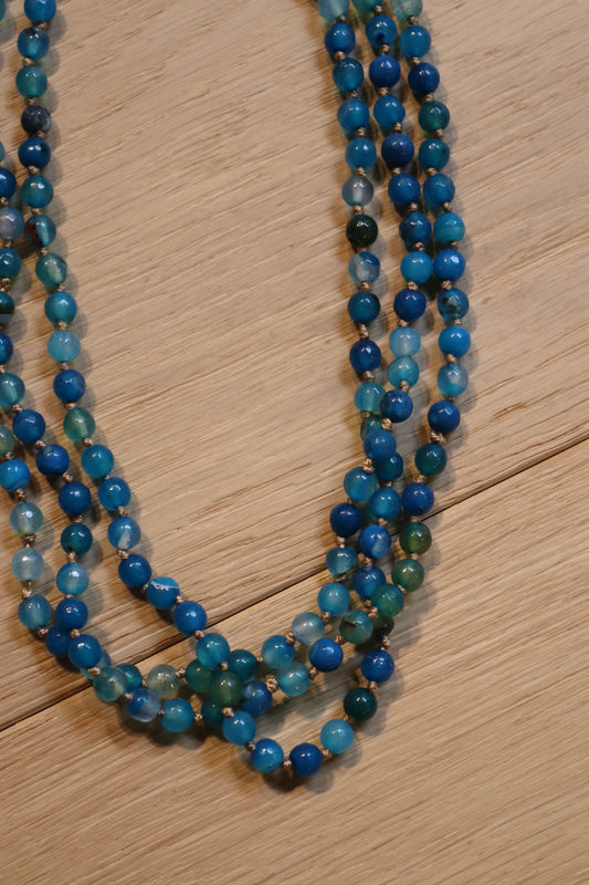 COLLAR LUCIA MINI MULTI AZUL