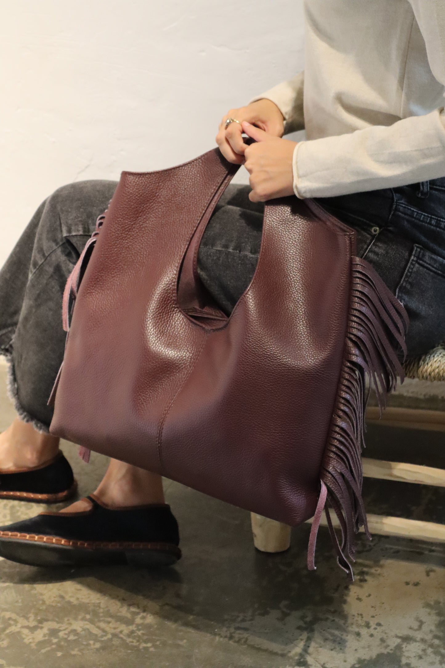 BOLSO SHOPPING BURDEOS