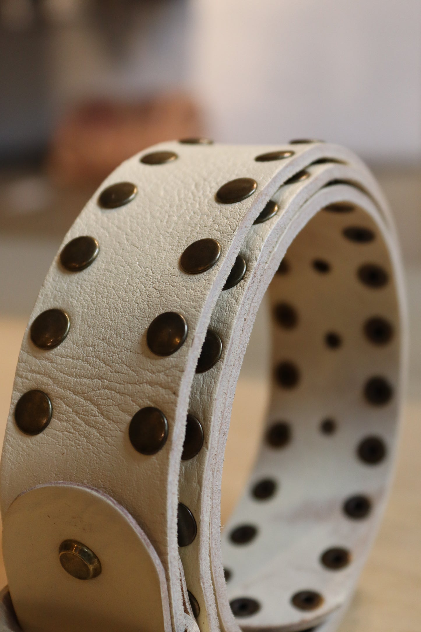 CINTURON MERY BLANCO ROTO