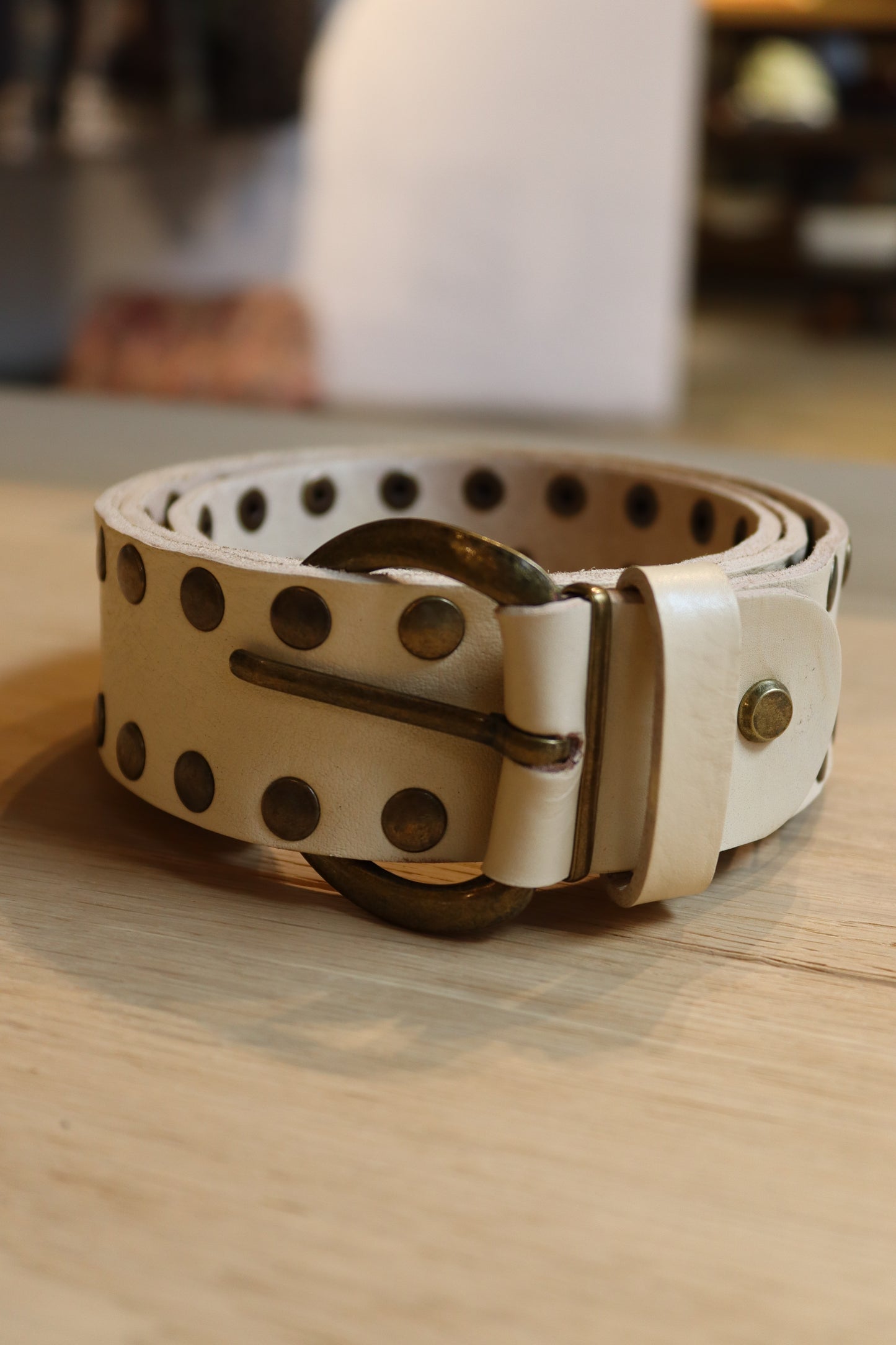 CINTURON MERY BLANCO ROTO