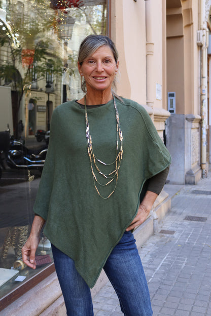 PONCHO LETI VERDE