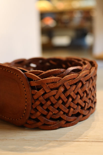 CINTURON HEBILLA LUNA NATURAL