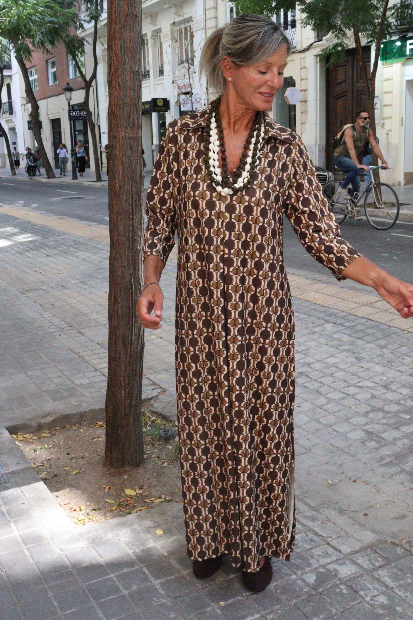VESTIDO RITA MOSTAZA