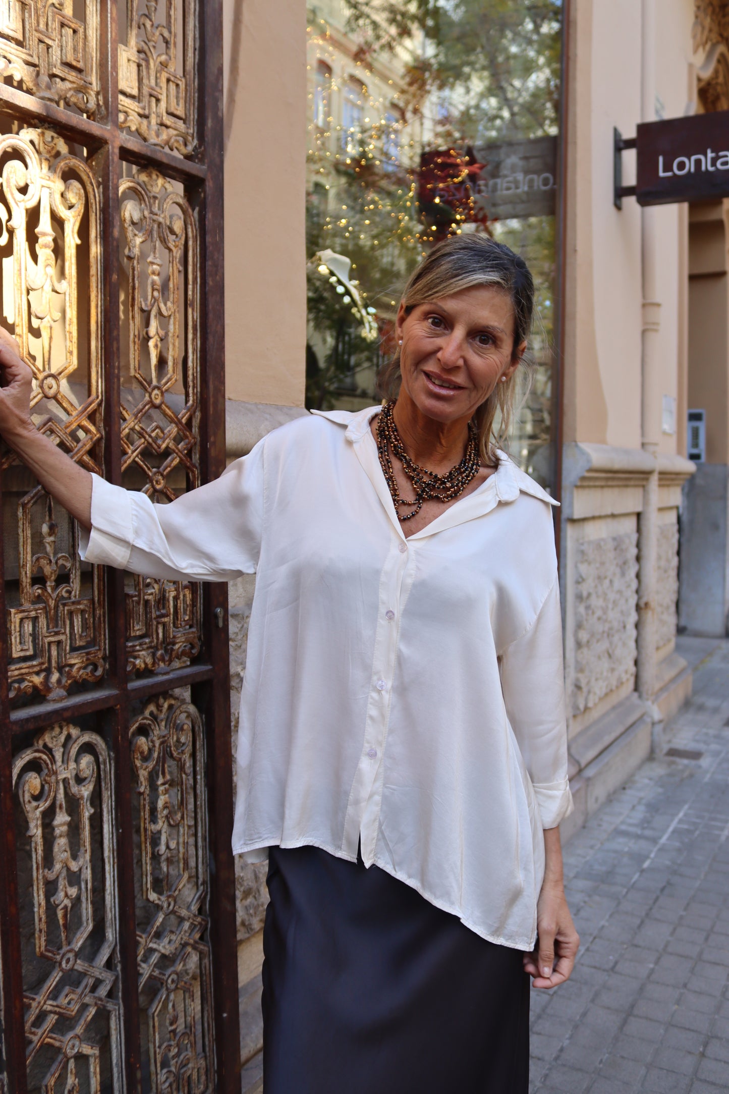 CAMISA MONACO BLANCA ROTO