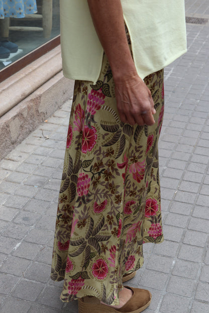 FALDA PALMERAS PISTACHO