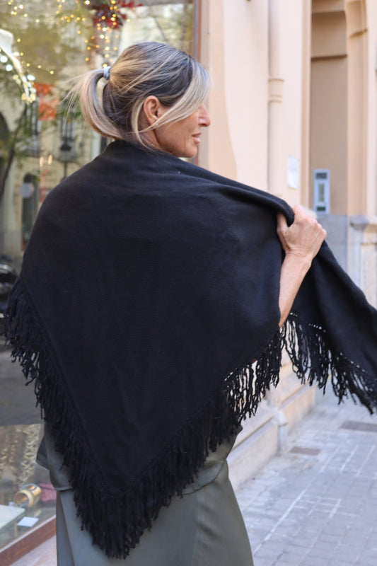 CHAL FLECOS NEGRO