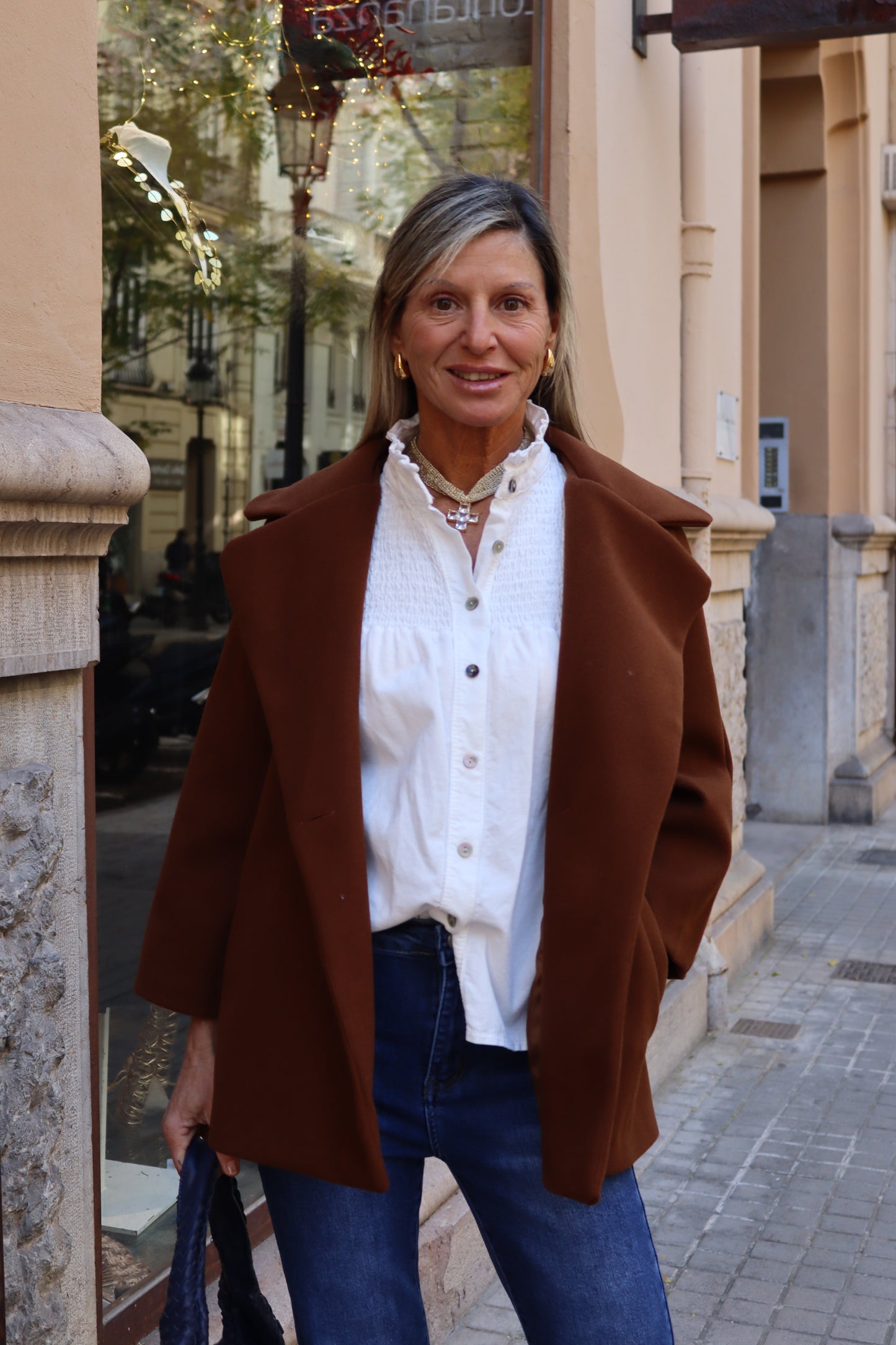 ABRIGO ITALIA TABACO