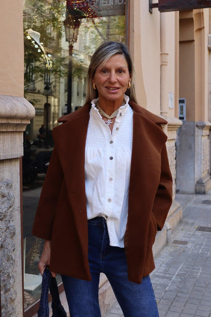 ABRIGO ITALIA TABACO