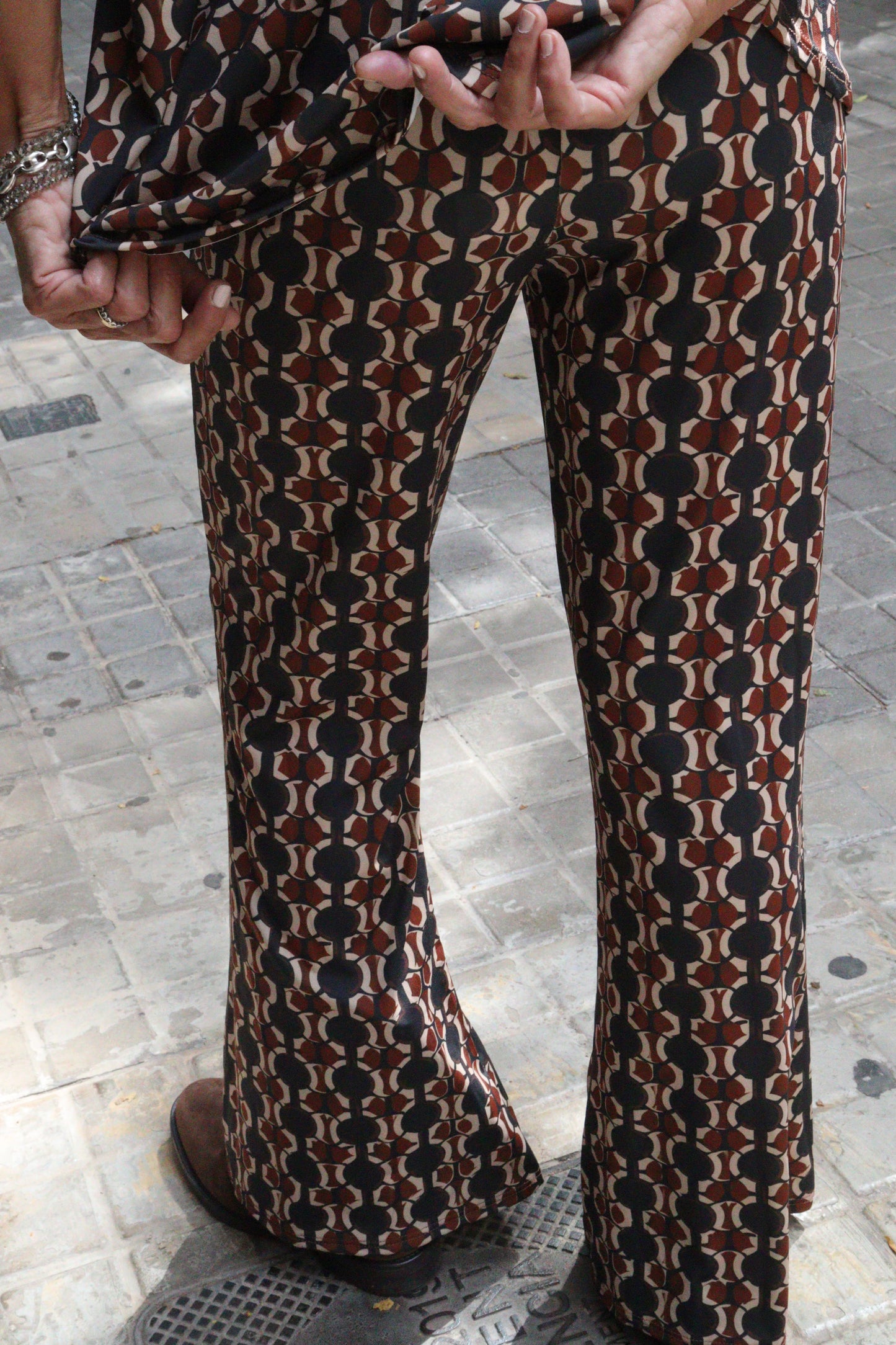 PANTALON MARIA CAMPANA TERRACOTA