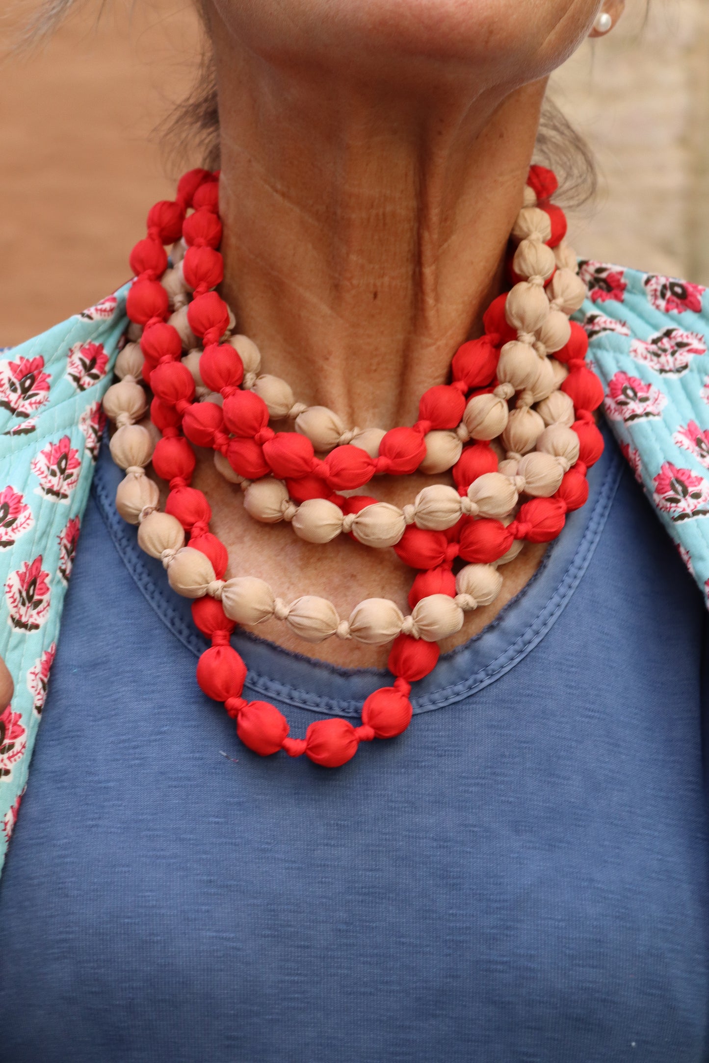 COLLAR NATALIA ROJO