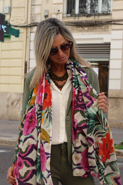 PAÑUELO FLORAL