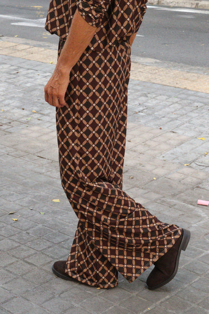 PANTALON OLIVIA RECTO VINO