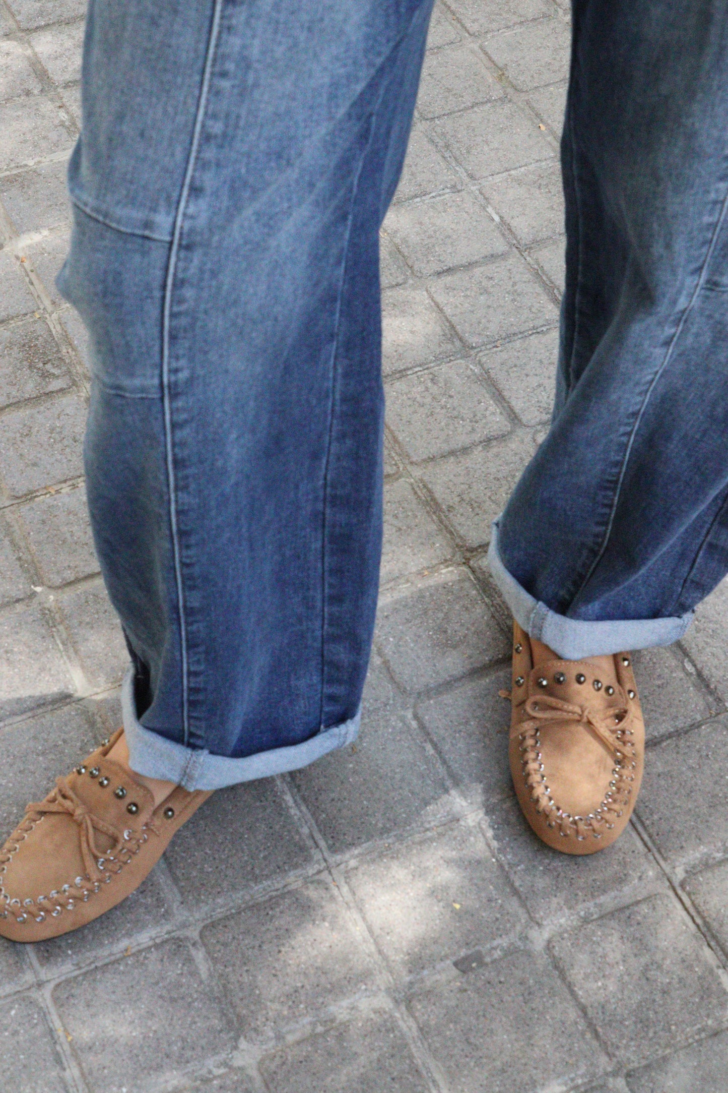MOCASIN TACHAS CAMEL