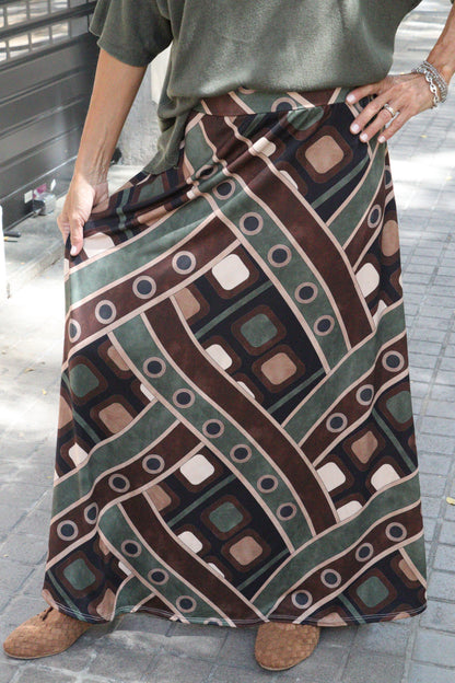 FALDA CAROLA VERDE