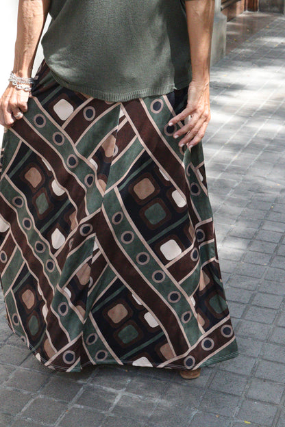 FALDA CAROLA VERDE