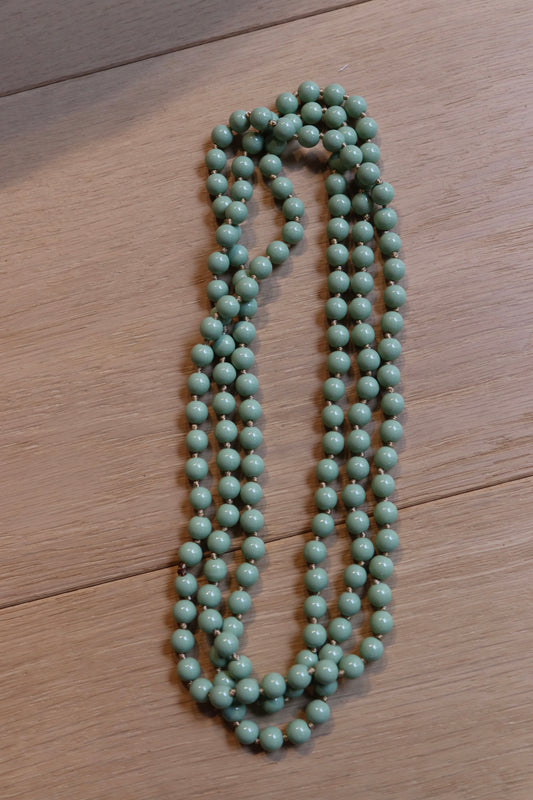 COLLAR GISELA LARGO VERDE AGUA