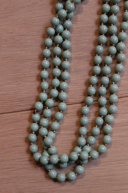 COLLAR GISELA LARGO VERDE AGUA