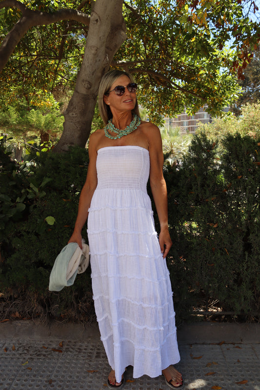 VESTIDO INDIA BLANCO