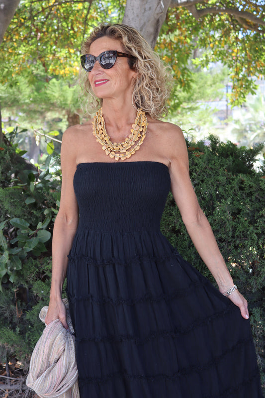 VESTIDO INDIA NEGRO