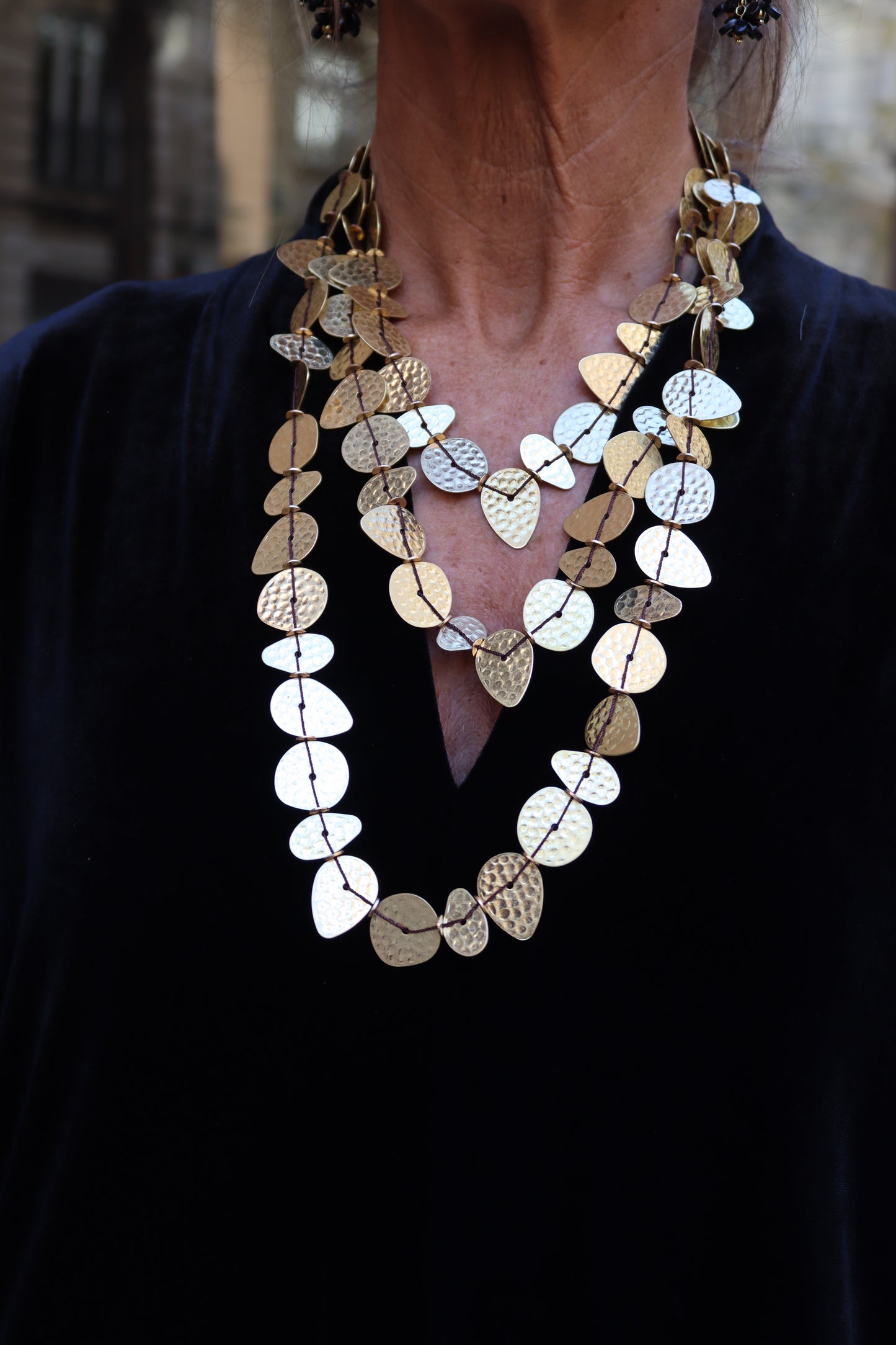 COLLAR LATÓN CHAPADO