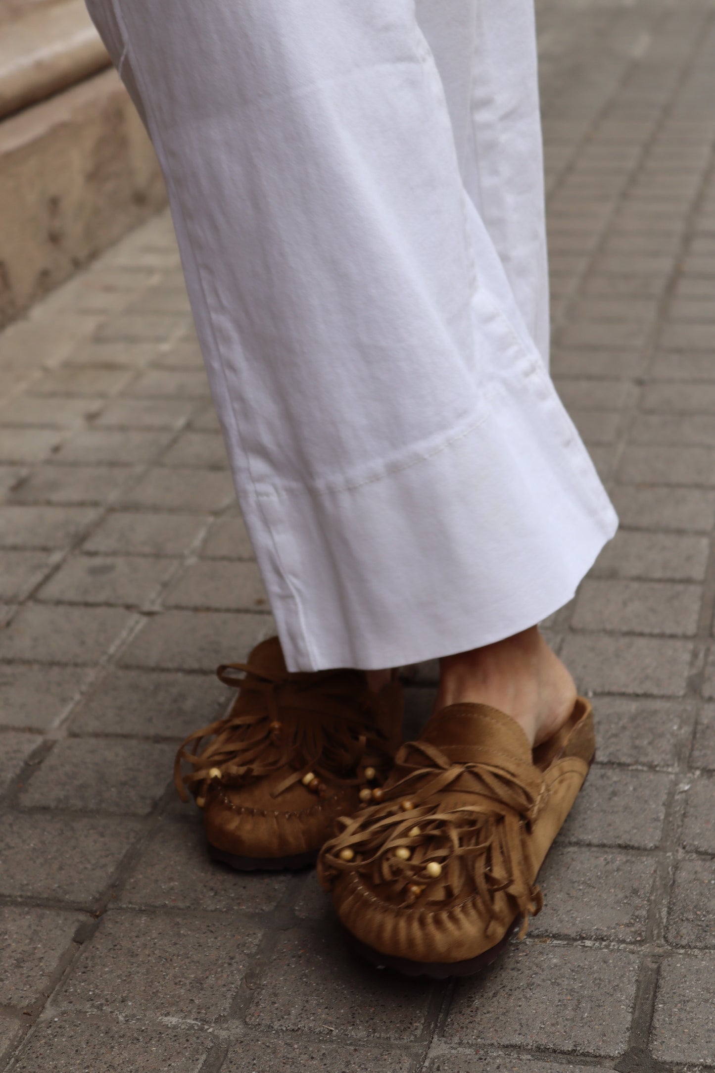 MULES FLECOS ZOE CAMEL