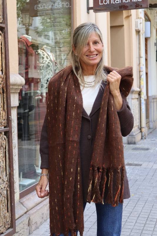 BUFANDA VEGA MARRÓN