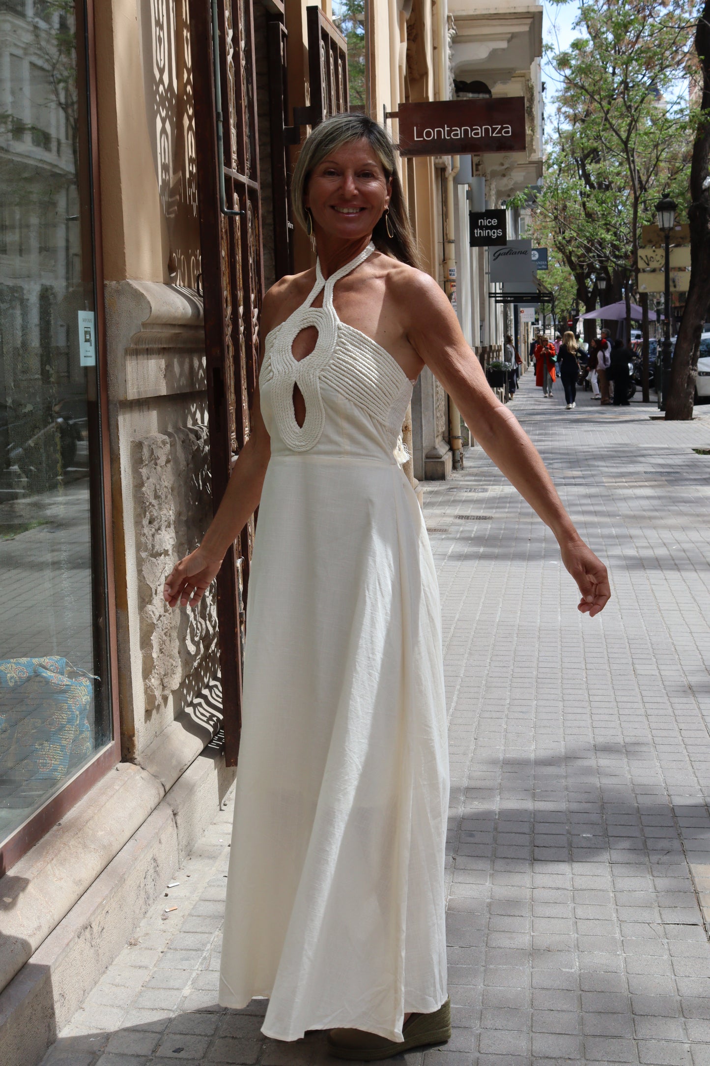VESTIDO CAROLA CRUDO
